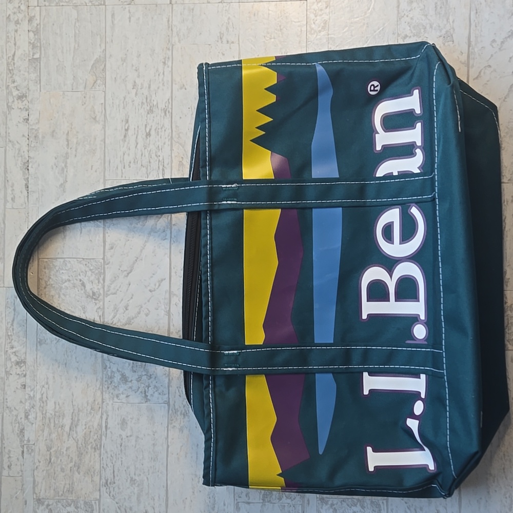 L.L. Bean Tote Bag Mount Katahidin Graphics - Picture 4 of 10